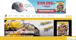 Desktop Screenshot of fiskejournalen.se